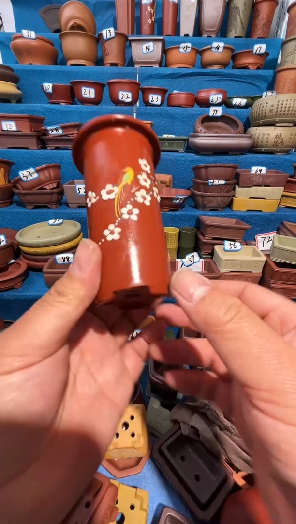 【闪购商品】紫砂紫砂花盆4.5*11