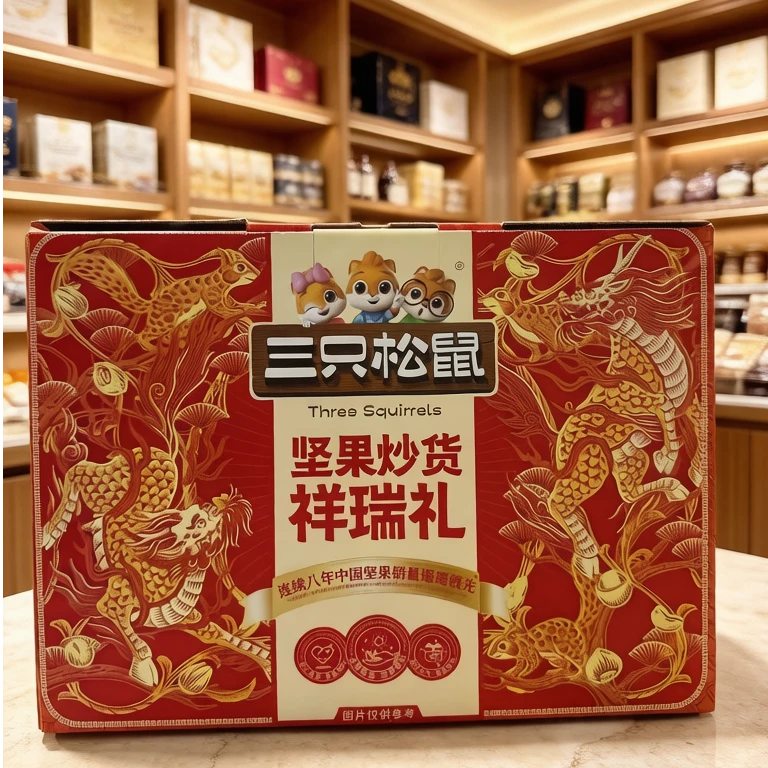 三只松鼠祥瑞礼坚果礼盒 1.195kg