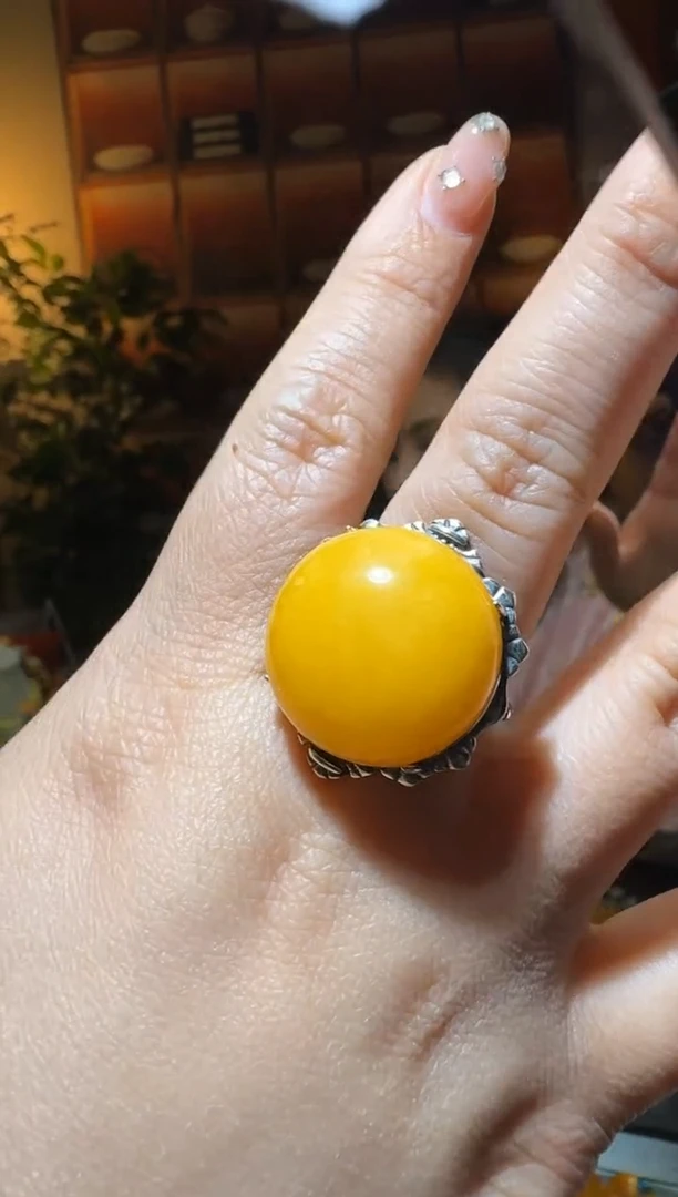 蜜蜡颈饰未镶嵌3028天然蜜蜡珠宝奇石全都保真