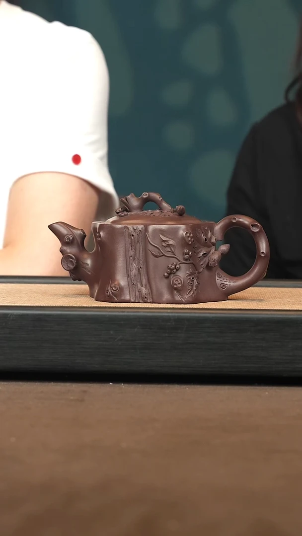 茶壶紫砂【P010】大松鼠葡萄 XF