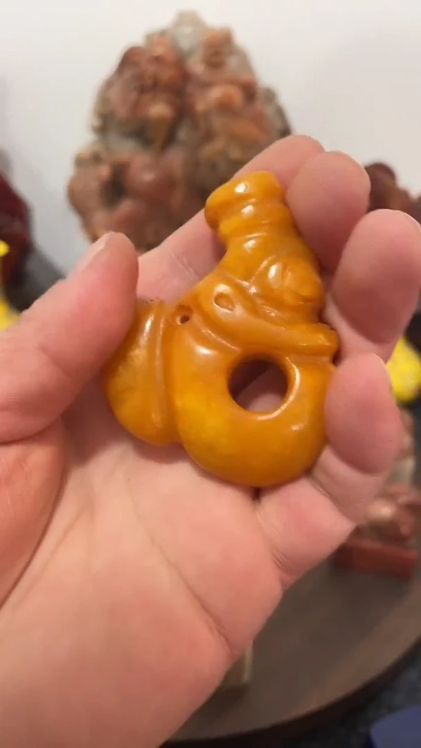 未镶嵌和田玉（糖玉）挂件主播推荐精美好物
