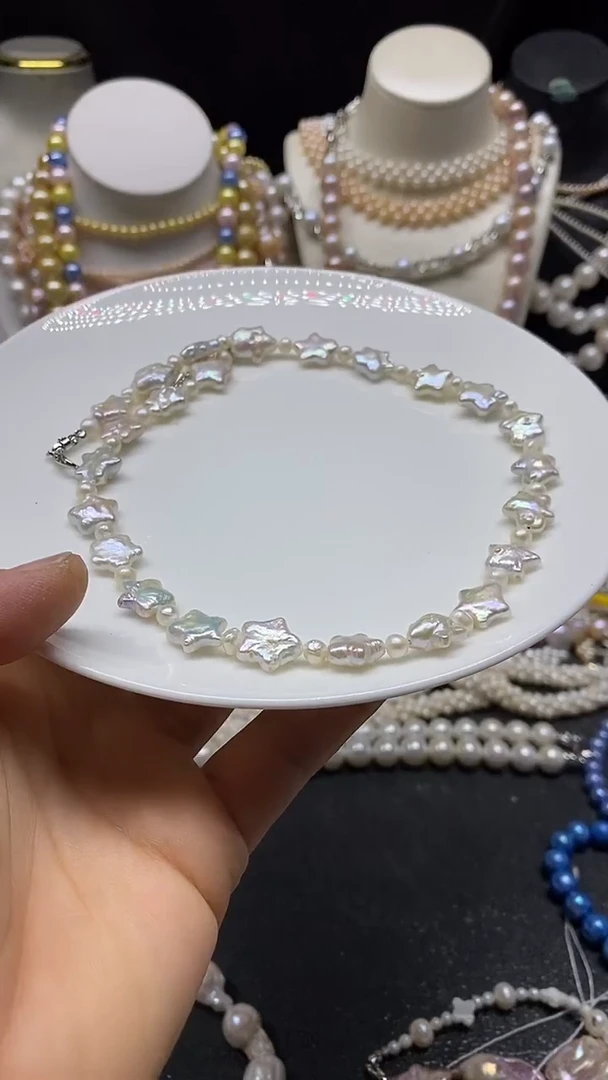 颈饰未镶嵌淡水珍珠多人