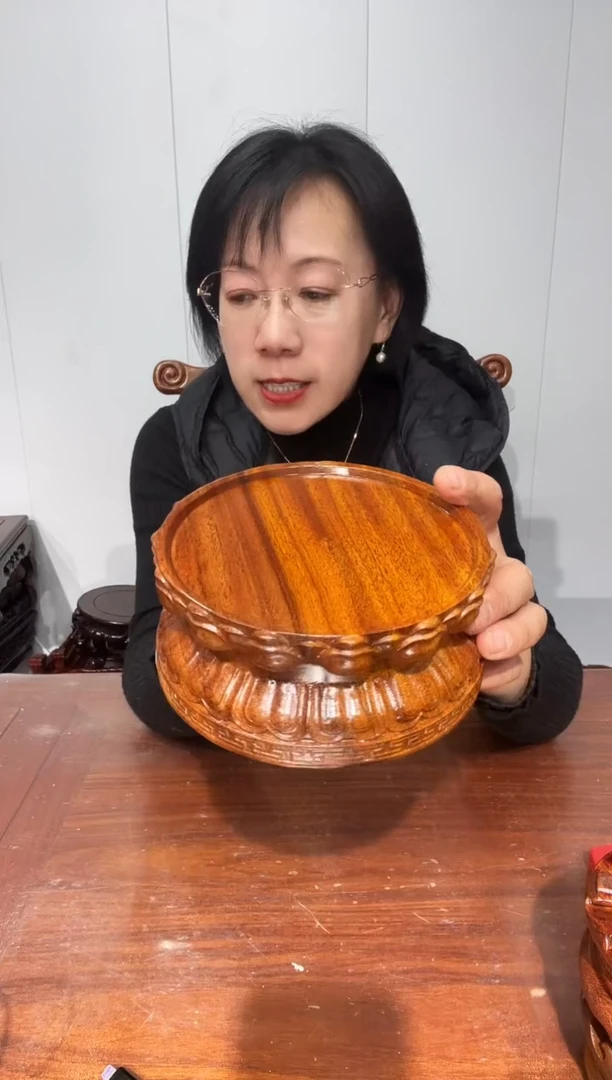 木老花莲花底座13*15*6.5