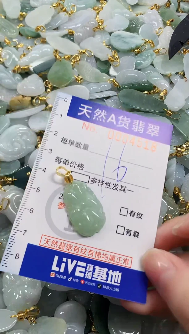 颈饰未镶嵌翡翠天然a货翡翠