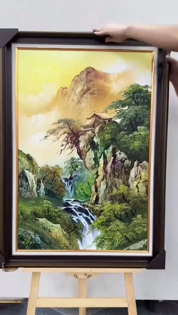 国画王东圃-油画山水作品