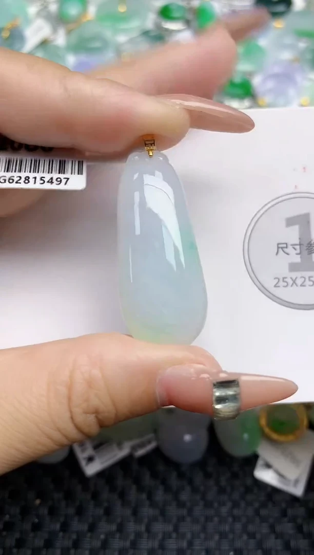 颈饰未镶嵌翡翠天然缅甸A货翡翠百元以上9元证书费自理