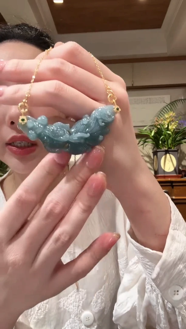 【闪购商品】翡翠颈饰未镶嵌国风