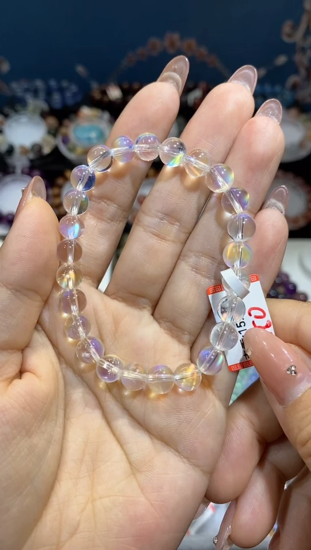 手串未镶嵌月光石彩月光石7+