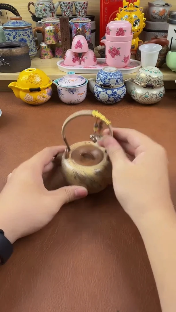 陶瓷茶具摆件旅行套组