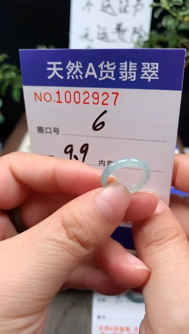 未镶嵌戒指翡翠6#