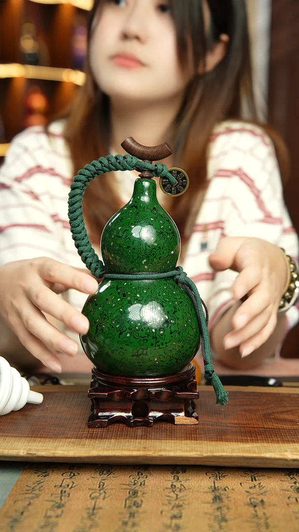 158号600ml左右非遗大漆酒葫芦