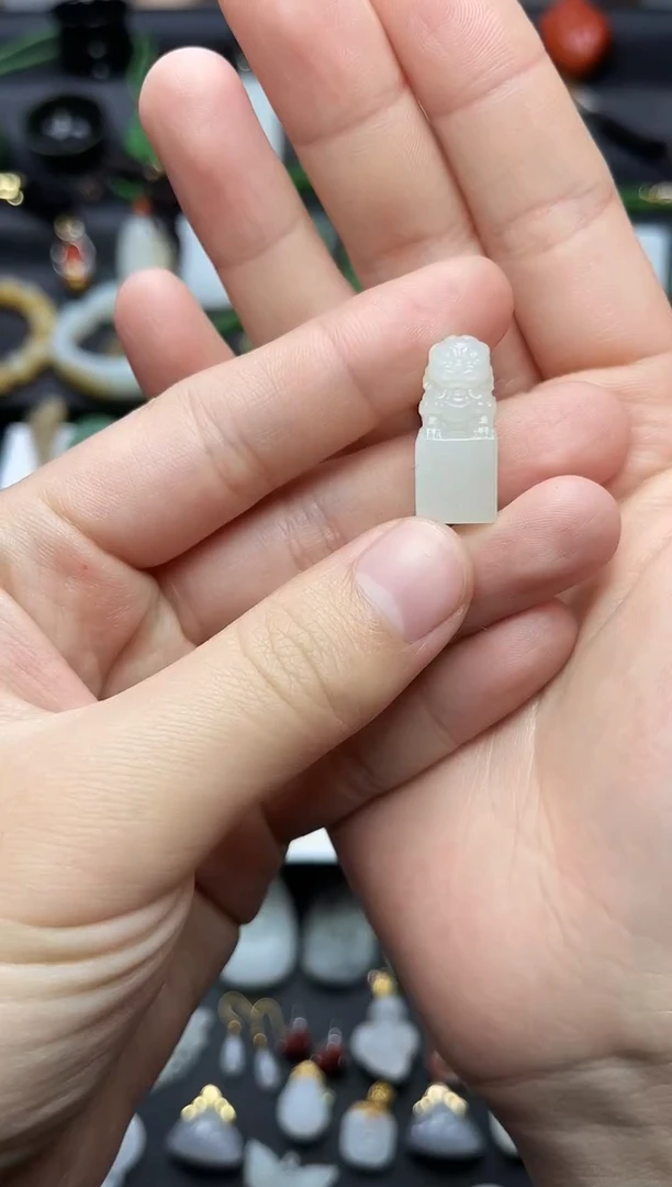 未镶嵌和田玉摆件印章06