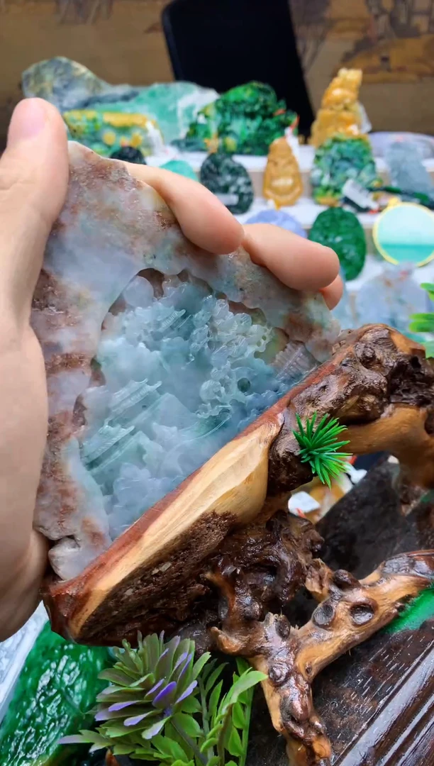 颈饰未镶嵌翡翠天然A货翡翠
