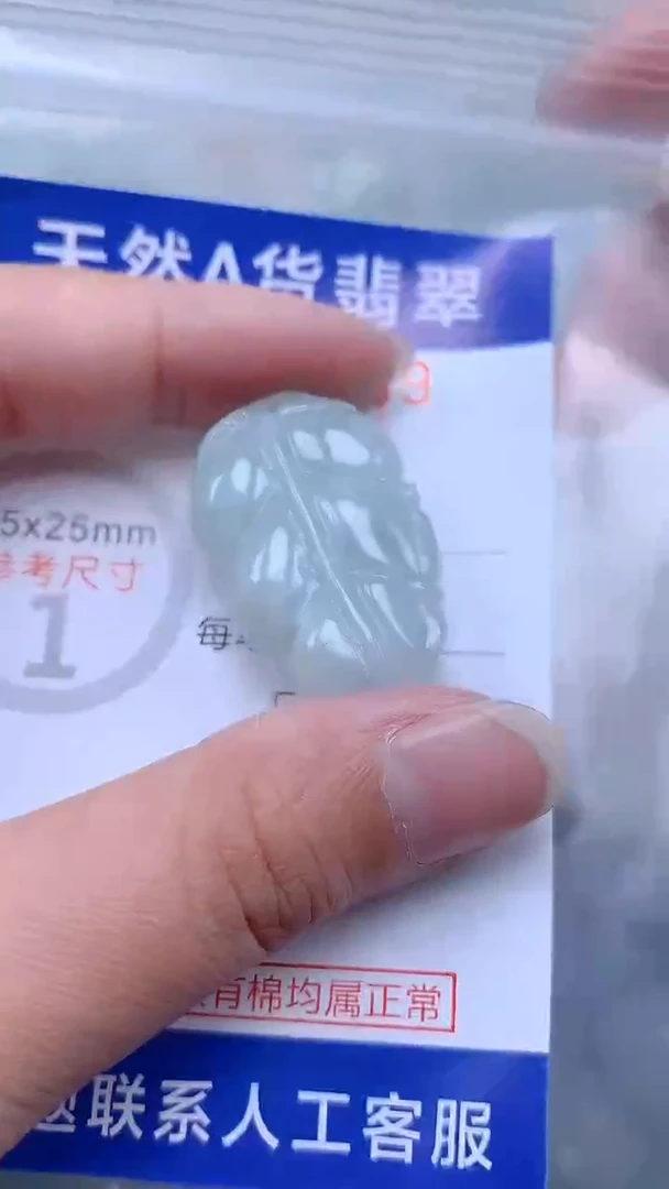 翡翠未镶嵌吊坠(不含链)1