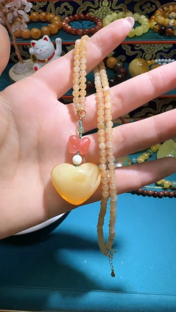 琥珀颈饰未镶嵌多样性发一件786