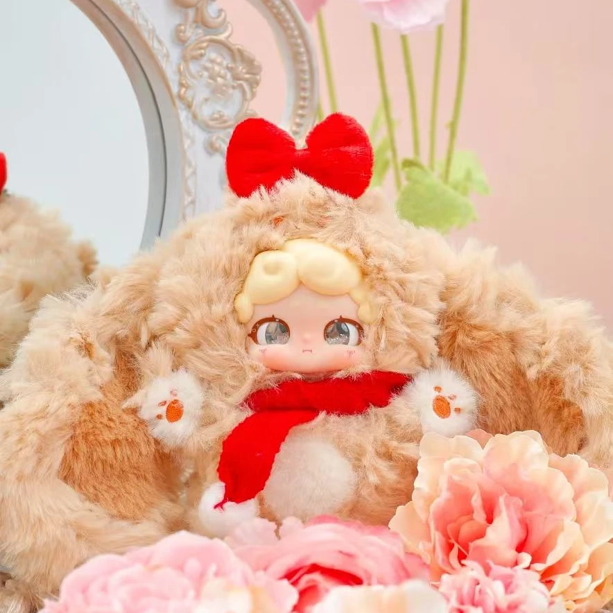 正版LuckyDeerNai晚安小兔一代毛绒盲盒公仔挂件潮玩