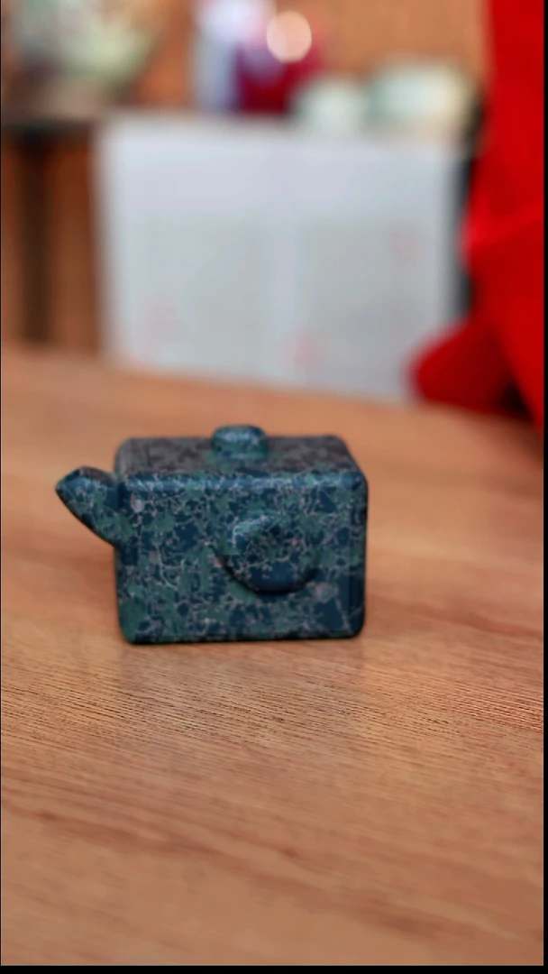 寻武记安山玉四方宝瓶