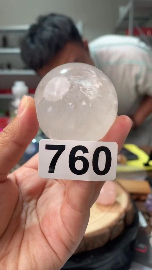 大型摆件（非配饰）未镶嵌水晶白水晶球760
