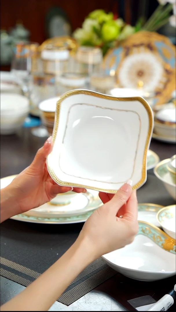 瓷片6英寸沙拉碗2个