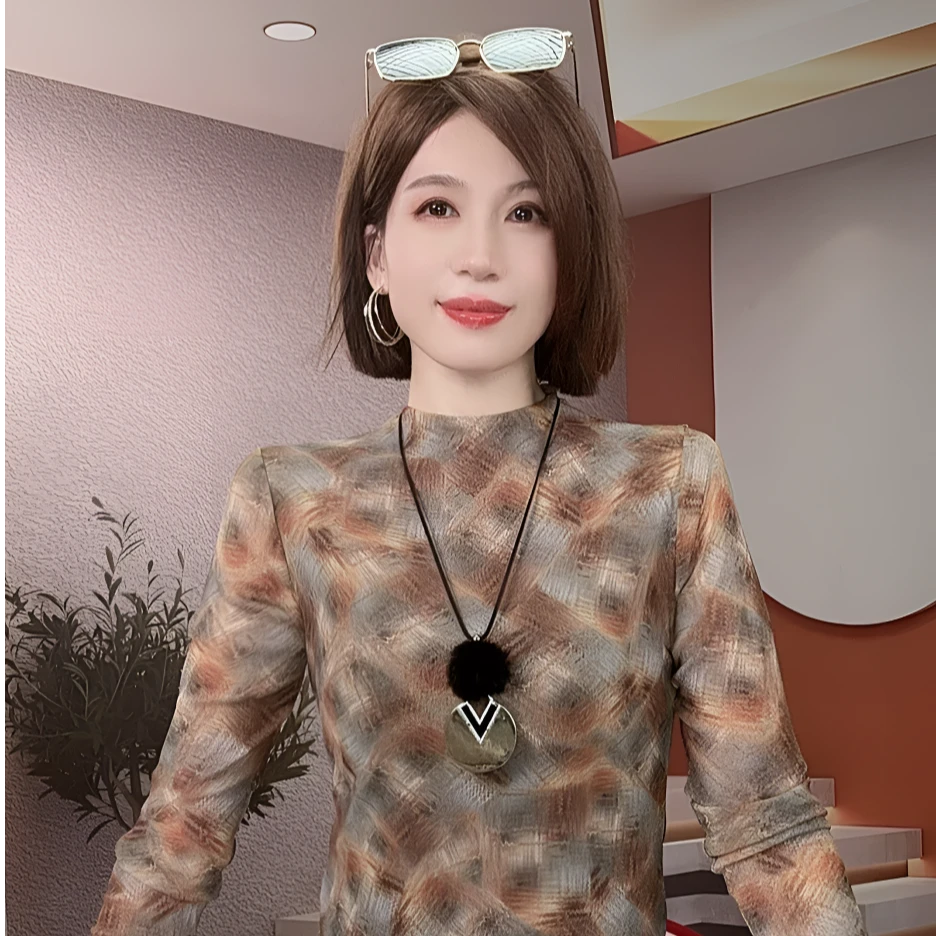 气质秋装设计感打底衫女2025秋季新款高级感上衣女士春秋长袖T恤