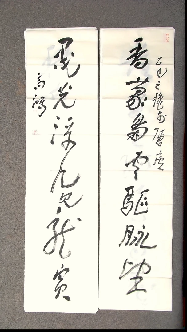 书法王高生 福建漳州 四尺对联