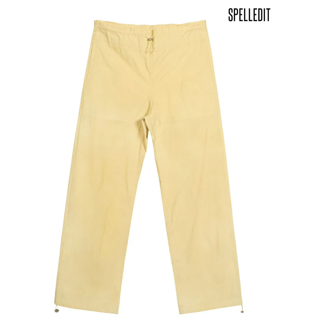 SPELLEDIT抽绳拼接休闲裤/NO退换