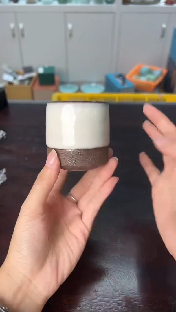 龙泉云间青瓷小米茶器