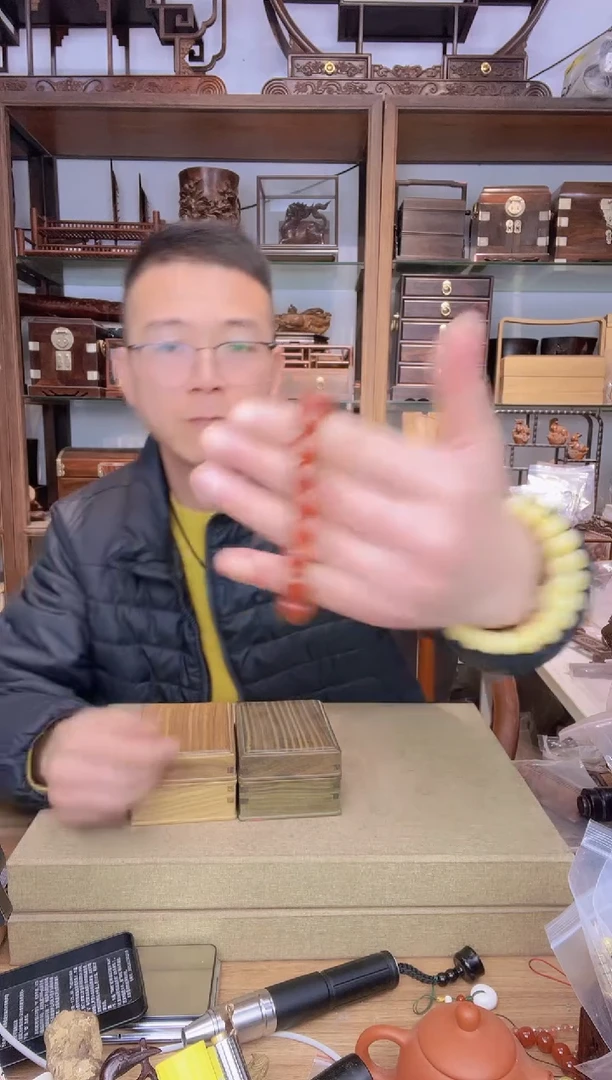 【闪购商品】乌木类书架205玛1011老型单圈手串