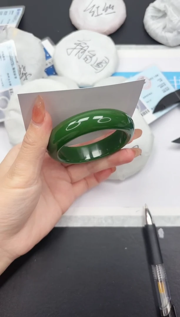 未镶嵌手镯石英质玉163-56.5BCL