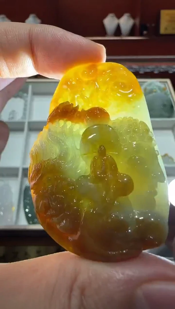 未镶嵌挂件翡翠A货翡翠多样性孤品