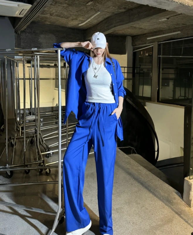 2024秋季新款时尚套装长袖休闲百搭运动JL22010