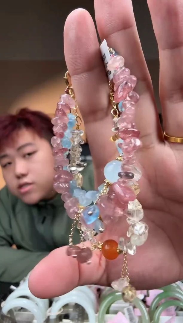 【闪购商品】水晶手链未镶嵌水晶手串多样性发拍一发一