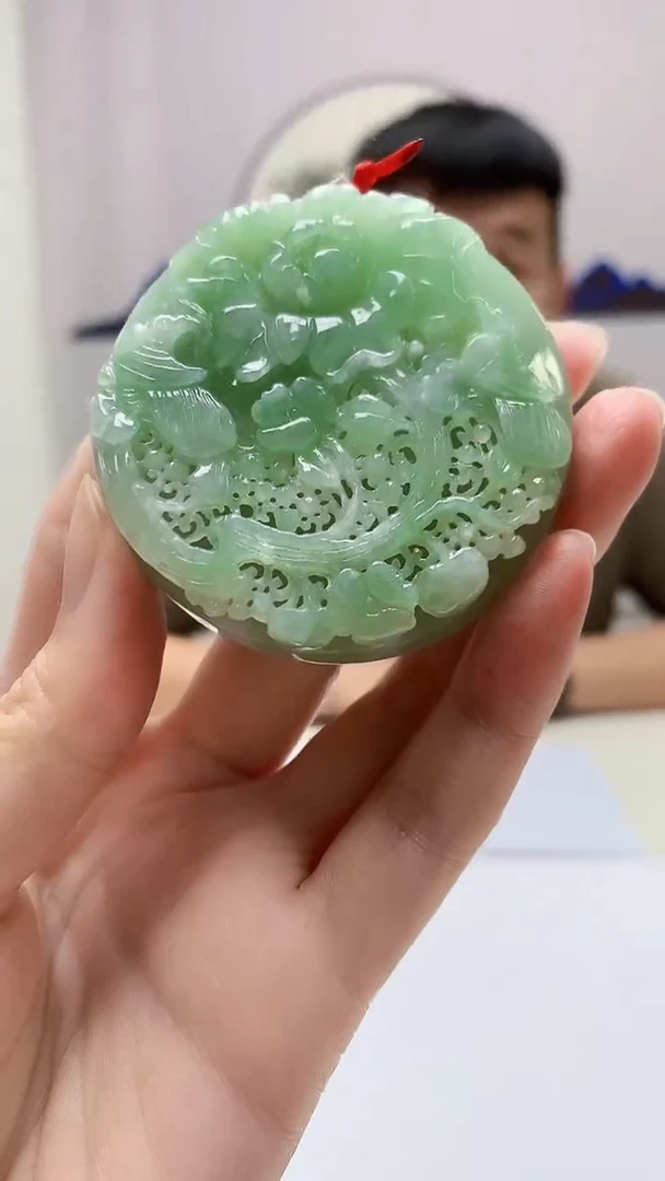 定制翡翠未镶嵌4812zm-毛货赠珠链挂件77