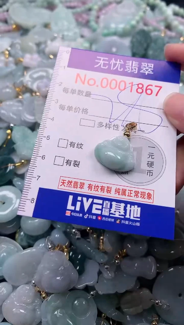 吊坠(不含链)未镶嵌翡翠1867