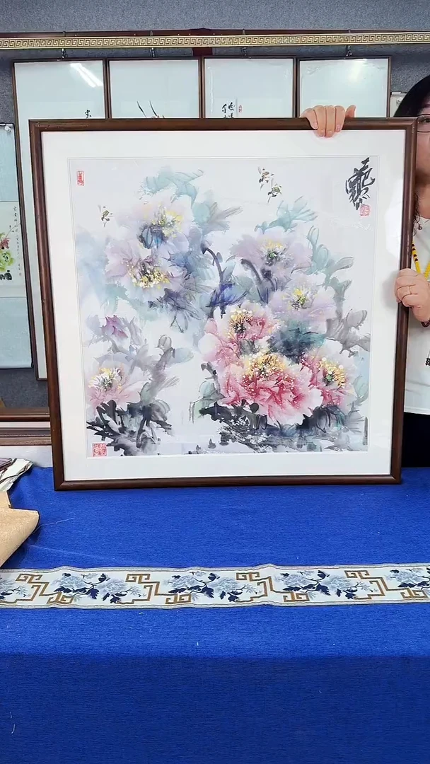 国画实木画框 83*83
