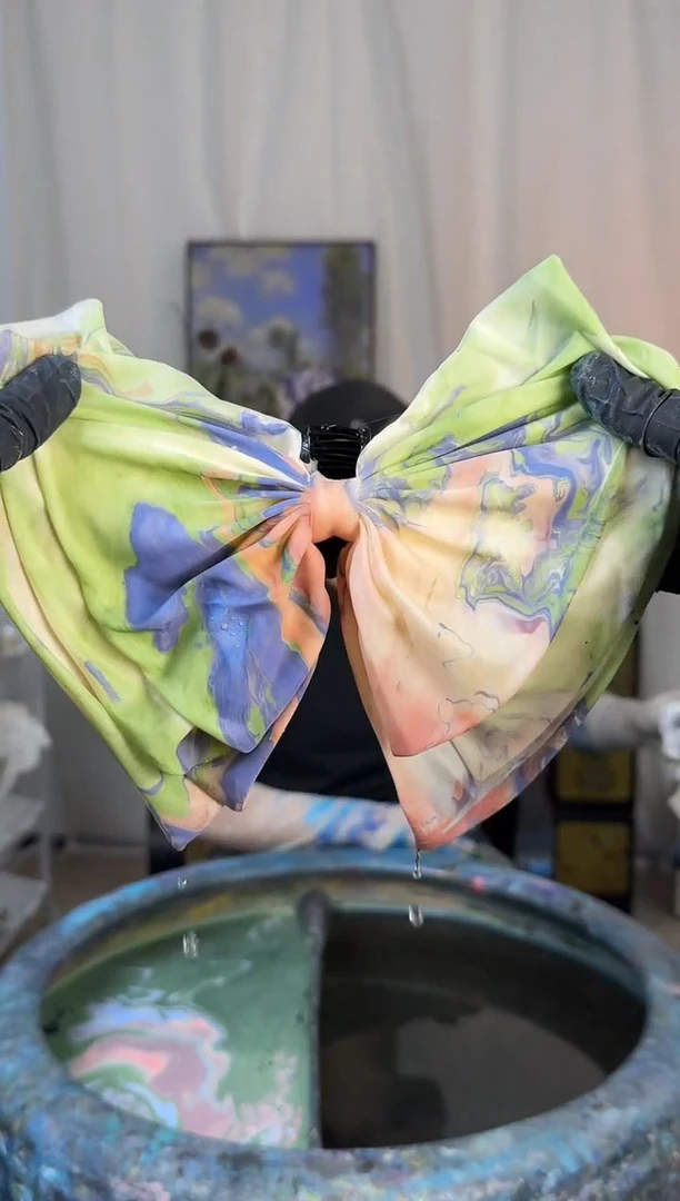 122 莫奈睡莲 三层蝴蝶抓夹