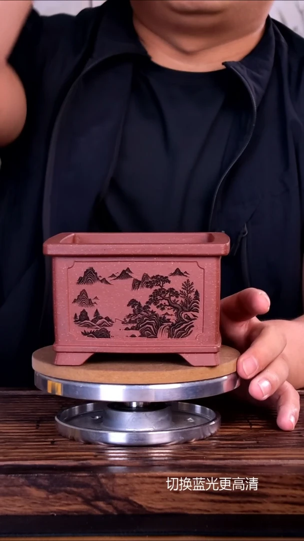 紫砂花盆紫砂花盆内口10-7