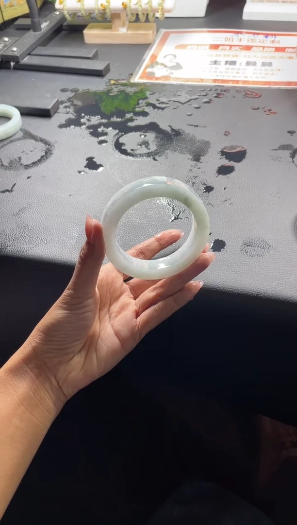 未镶嵌手镯定制翡翠欣****⁸正圈AJC8SZDZS