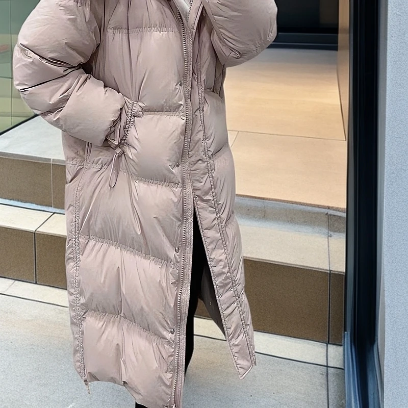 LATE PRINCESS/迟到公主《小方糖》长款秋冬装女士百搭羽绒服高级