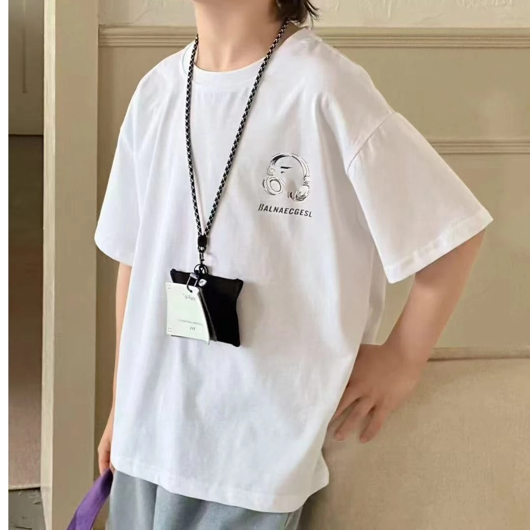 F246儿童夏季时尚耳机款套装