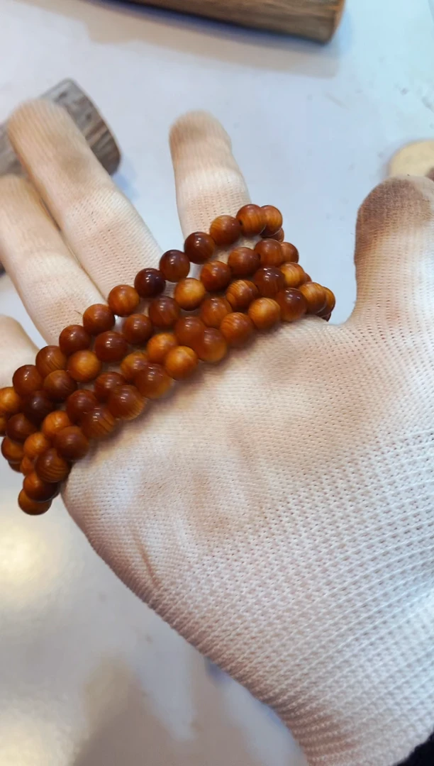 柏木（崖柏）圆0.8108单条太行崖柏陈化手把手串