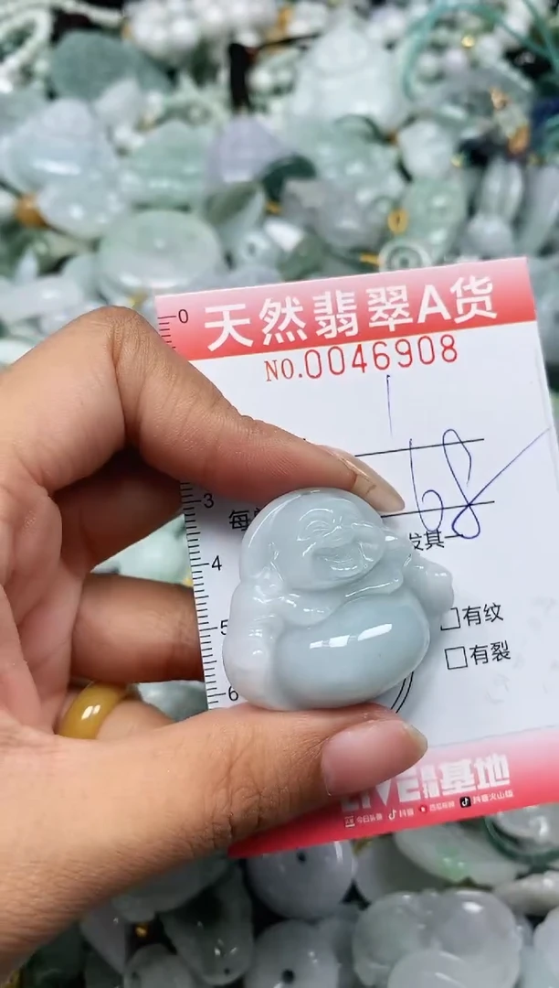 翡翠未镶嵌颈饰闪购0046908