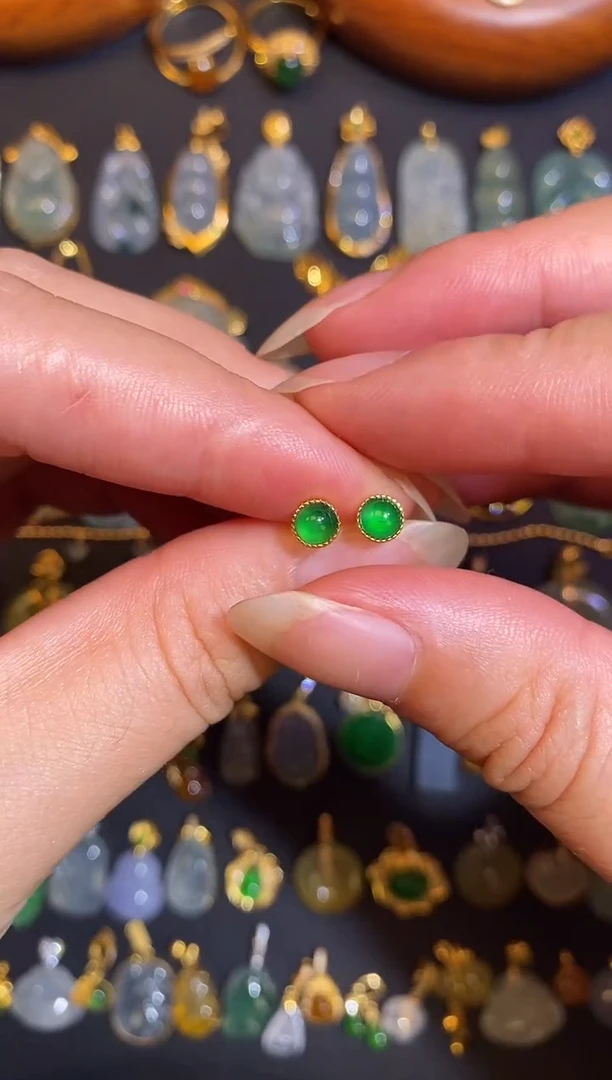 翡翠银S925镶嵌颈饰天然A货翡翠