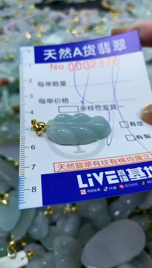 颈饰未镶嵌翡翠天然A货翡翠