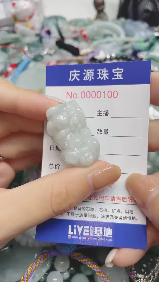 翡翠未镶嵌颈饰057