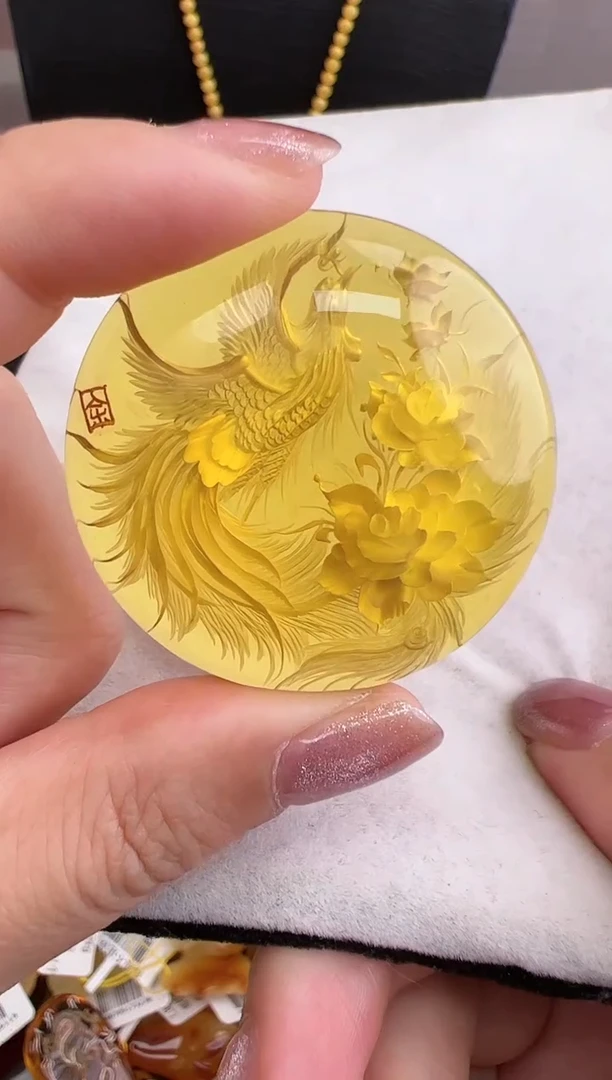 【闪购商品】定制琥珀未镶嵌10122073-吊坠