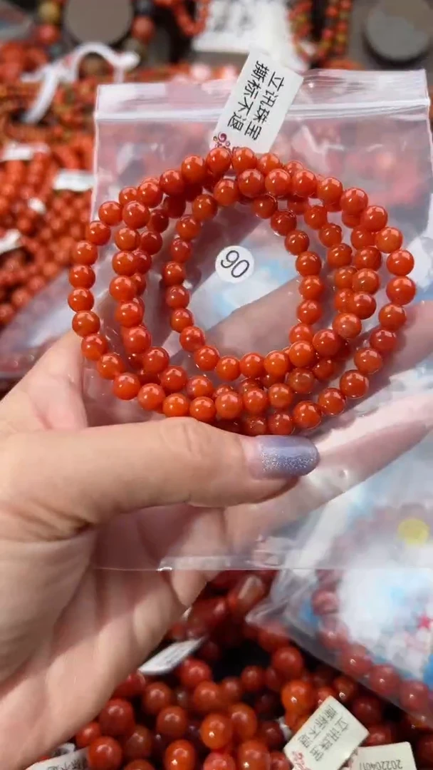 【闪购商品】南红玛瑙手串未镶嵌6+