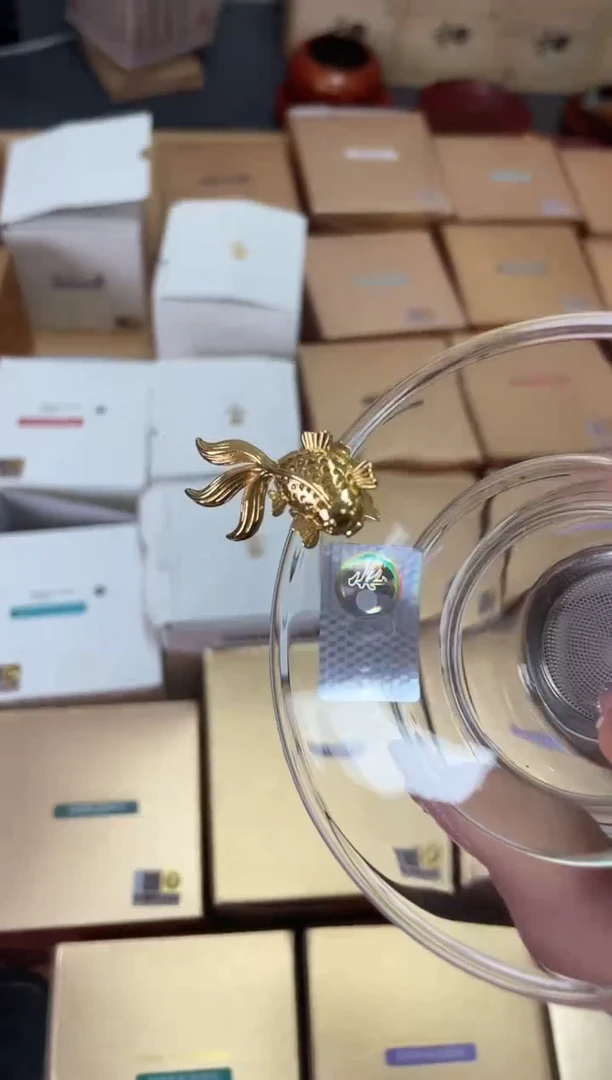 金鱼不锈钢茶漏样品。。。