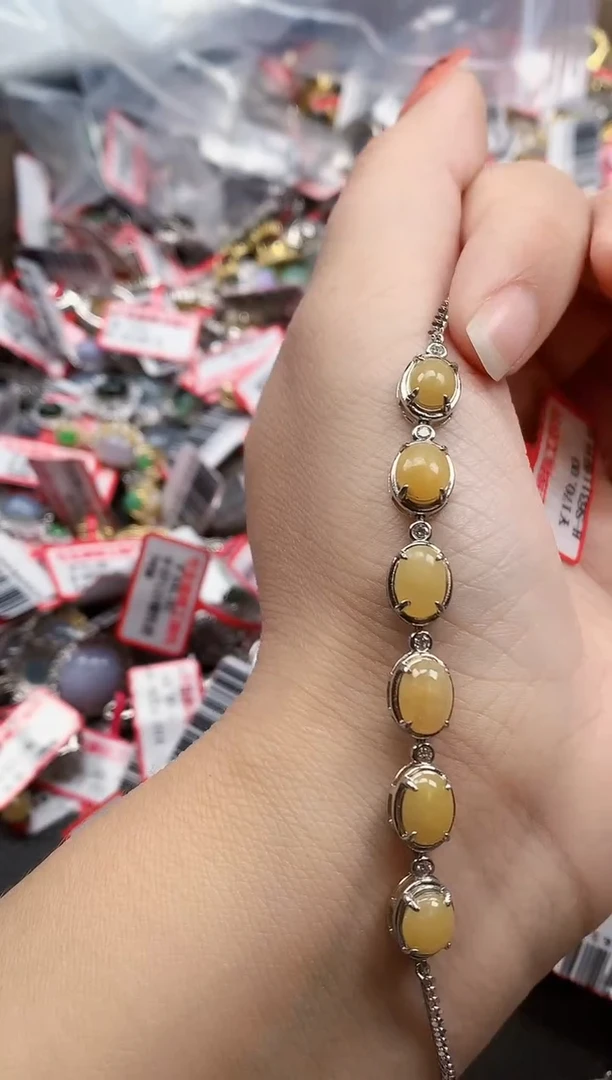 银S925镶嵌戒指翡翠天然A货缅甸翡翠