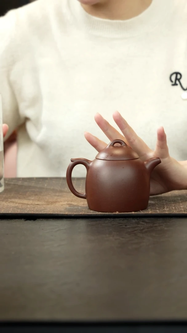 茶壶紫砂老紫泥秦权230cc